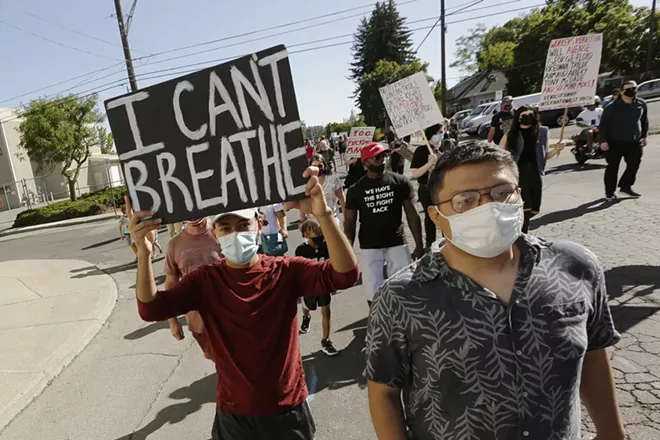 Image: Black Lives Matter Protest Spokane August 30