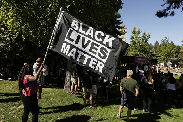 Black Lives Matter Protest Spokane August 30