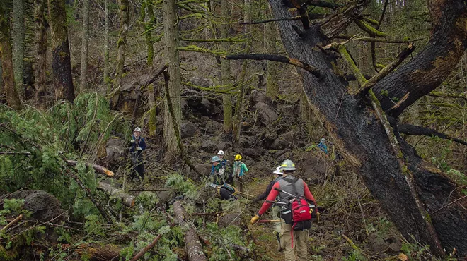 Image: Blanket cuts to already allocated funding is keeping local groups and volunteers from clearing the trails of the Pacific Northwest for public use