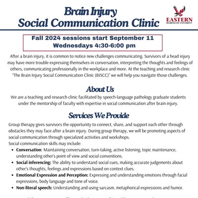 Brain Injury Social Communication Clinic