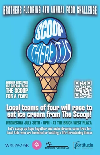 Image: Brothers Flooring Annual Food Challenge: Scoop There It Is!