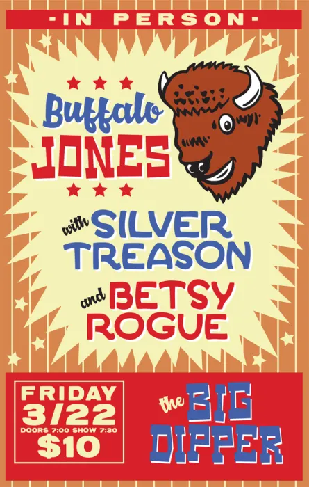Buffalo Jones, Silver Treason, Betsy Rogue