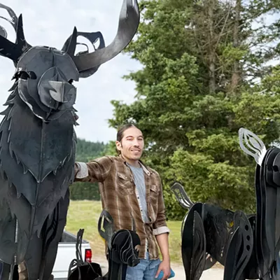 Image: New sculptures in Five Mile, foosballer takes home medals; plus, new music!