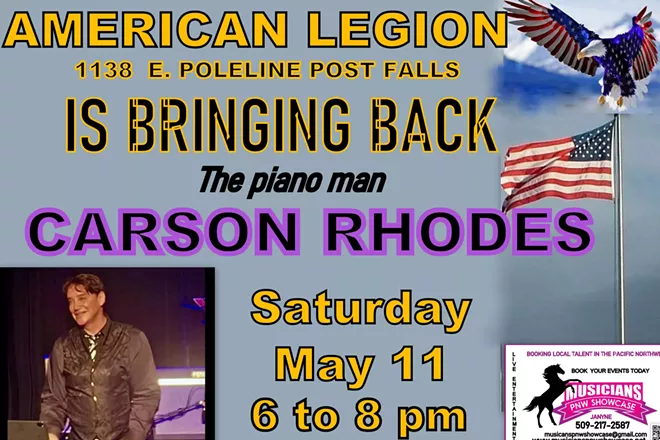 Carson Rhodes is back at the American Legion