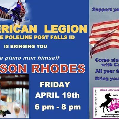 Image: Carson Rhodes at the American Legion
