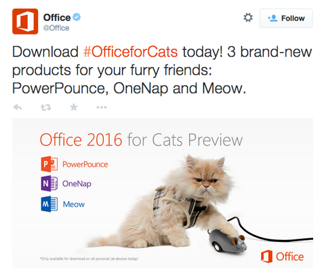 CAT FRIDAY: Cats troll the world this April Fools', and we wish it was real