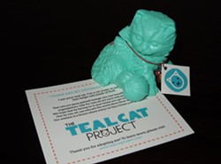 CAT FRIDAY: The Teal Cat Project is kitty cause you should know about