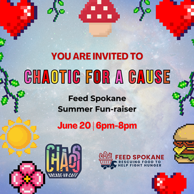 Image: Feed Spokane and Chaos Arcade's Chaotic for a Cause