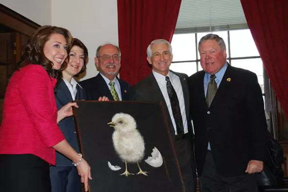 Chicks! In paintings! In Congress!