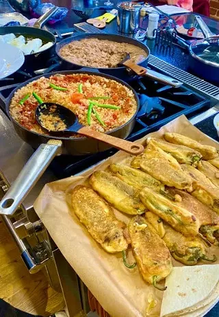 Image: Chili Relleños Class