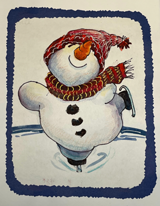 Image: Christmas Jolly in Colored Pencils