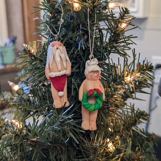 Santa Ornaments