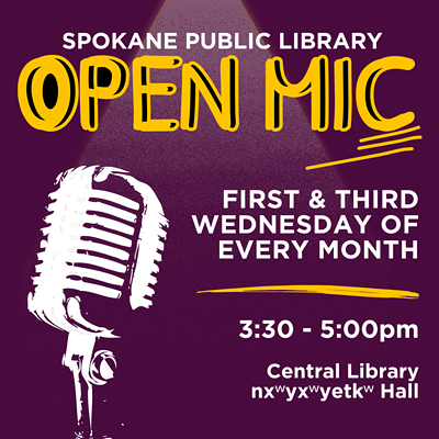 Image: Come Be Heard Open Mic