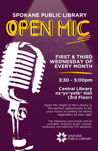Image: Come Be Heard Open Mic