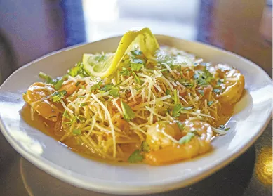 Shrimp Scampi available during The Great Dine Out