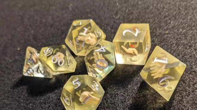 Image: Customize your Dungeons & Dragons gameplay with fancy dice by two Spokane artists