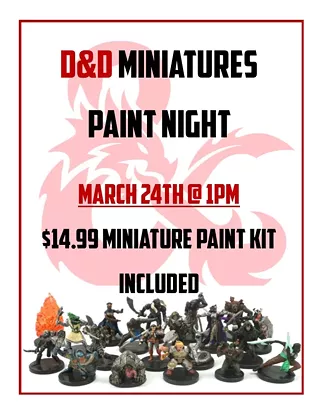 Image: D&D Miniature Paint Night