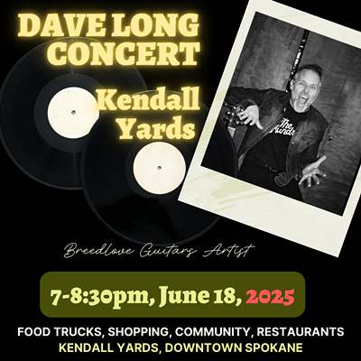 Image: Dave Long Live Music in Adam's Alley at Kendall Yards Night Market