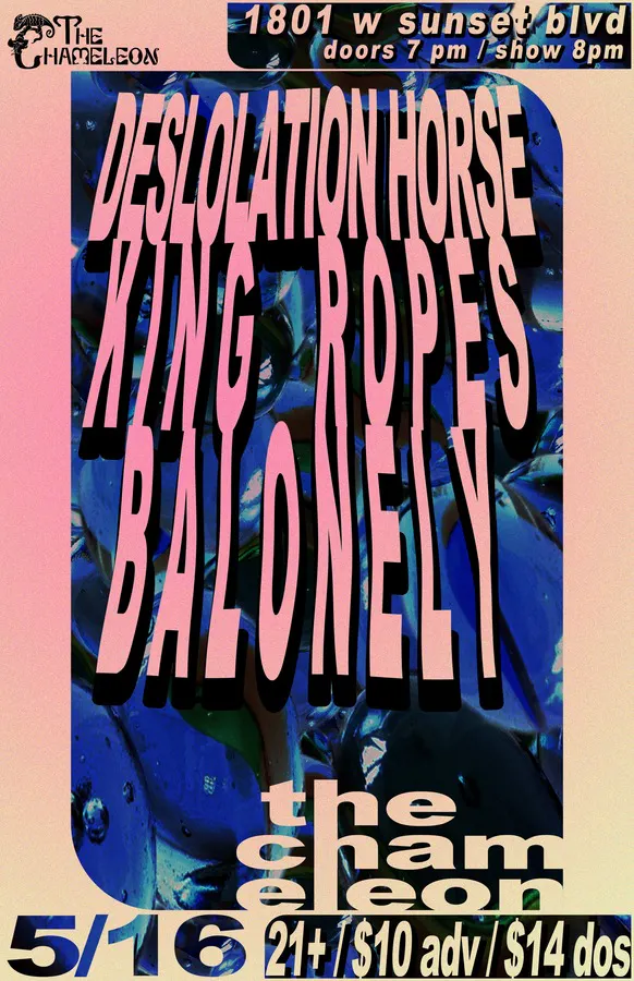 Image: Desolation Horse, King Ropes, BaLonely
