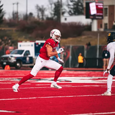 Image: Eastern Washington University athletic director Tim Collins strives &#10;to make the Eagles Spokane County's college football team