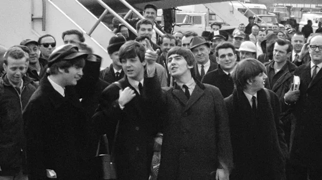 Image: Engaging if somewhat redundant, the documentary Beatles '64 chronicles the band's first visit to the U.S.