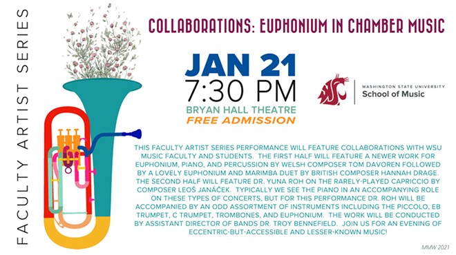 Faculty Artist Series: Collaborations: Euphonium in Chamber Music, Dr. AJ Miller, euphonium