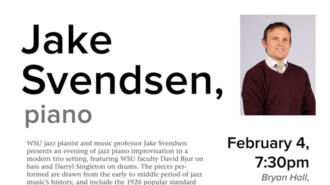 Faculty Artist Series: Jake Svendsen
