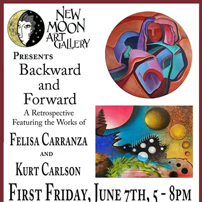 Image: Backward and Forward -Retrospective featuring Felisa Carranza and Kurt Carlson