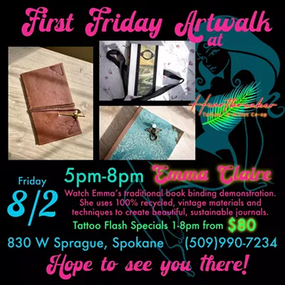 Image: First Friday Live Book Binding