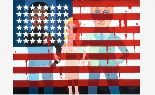The American People Series #18: The Flag is Bleeding