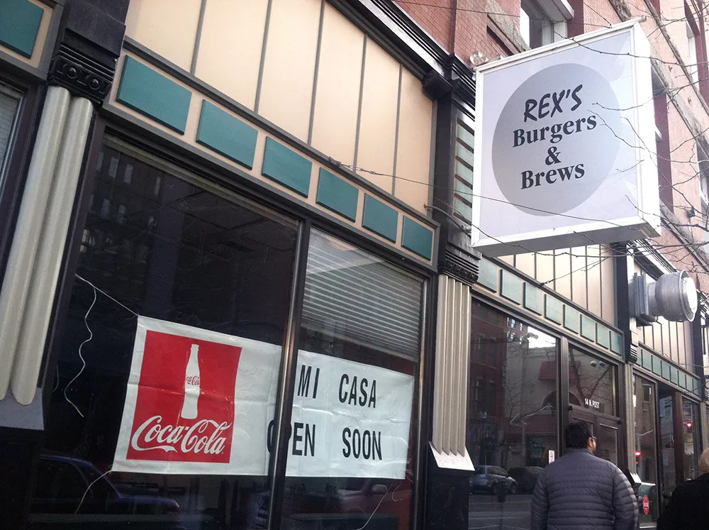 A new restaurant is coming to the former Rex's spot in the Peyton Building next door to the Volstead Act.