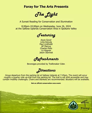 Image: Foray for The Arts: The Light