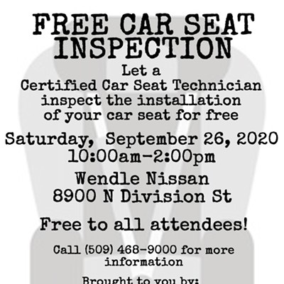 Free car seat inspection at Wendle Nissan on September 26, 2020