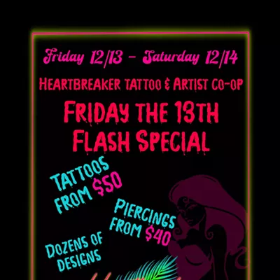 Image: Friday the 13th Tattoo Flash