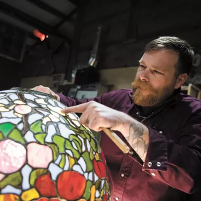 Image: From historic restorations to original creations, Spokane Stained Glass is working to keep a dying art alive