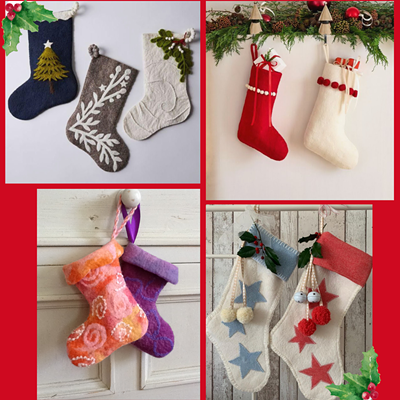 Image: Fun Felted Christmas Stockings