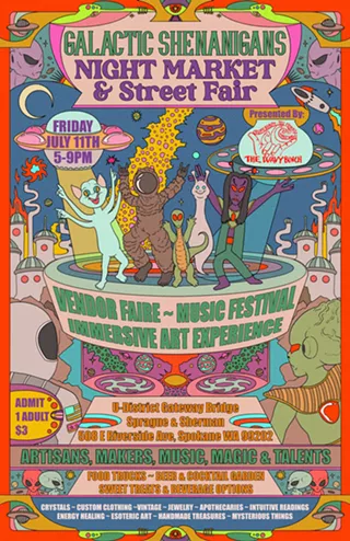 Image: Galactic Shenanigans Night Market & Street Fair