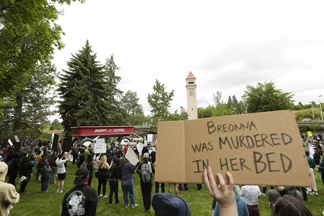 Image: George Floyd Protest in Spokane on May 31 and June 1