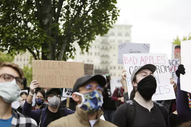 Image: George Floyd Protest in Spokane on May 31 and June 1