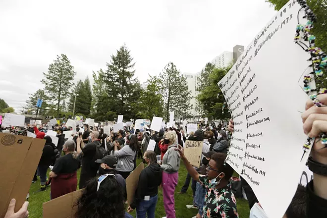 Image: George Floyd Protest in Spokane on May 31 and June 1