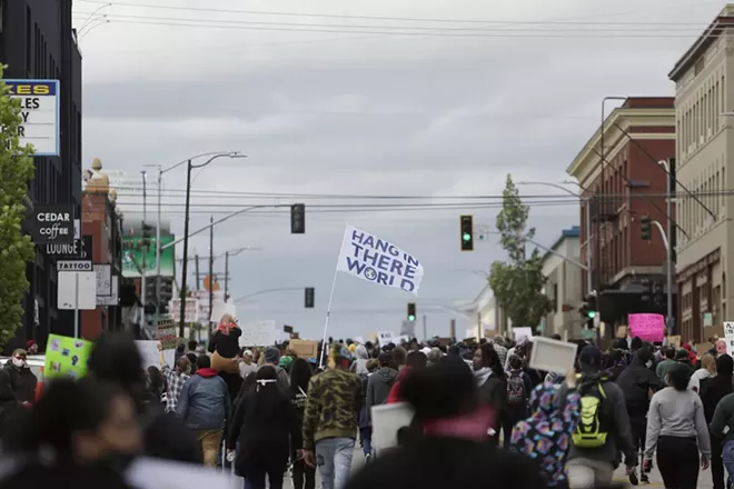 Image: George Floyd Protest in Spokane on May 31 and June 1