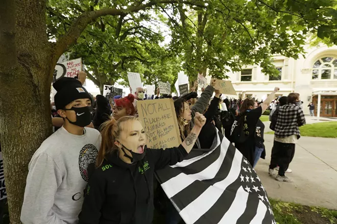 Image: George Floyd Protest in Spokane on May 31 and June 1