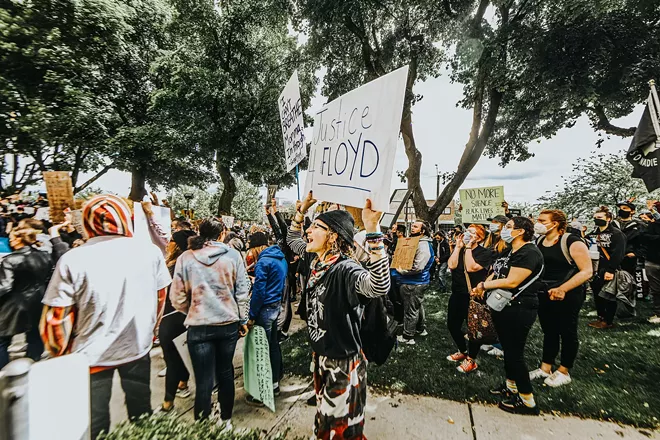 Image: George Floyd Protest in Spokane on May 31 and June 1