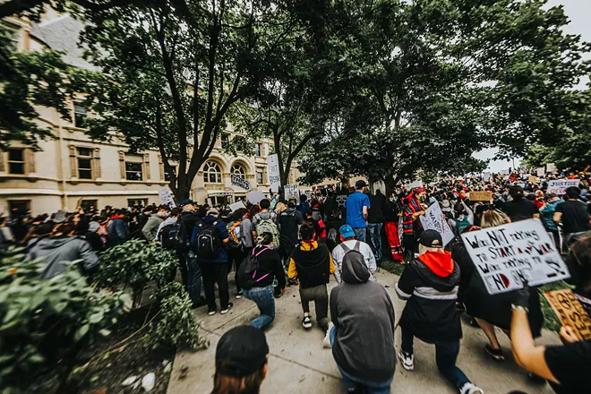 Image: George Floyd Protest in Spokane on May 31 and June 1