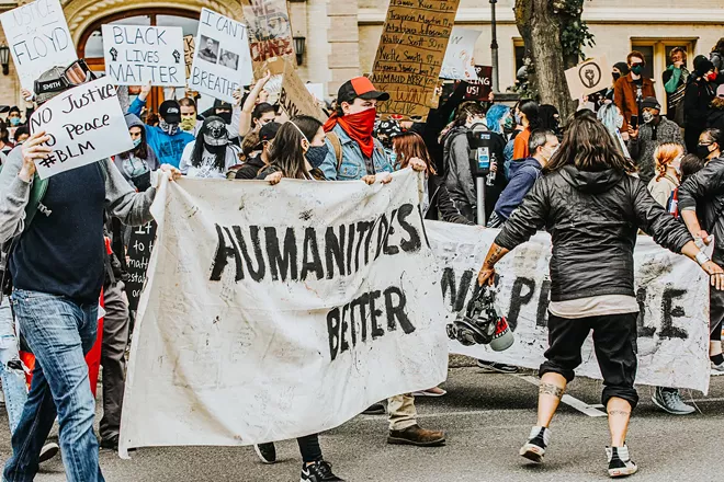 Image: George Floyd Protest in Spokane on May 31 and June 1