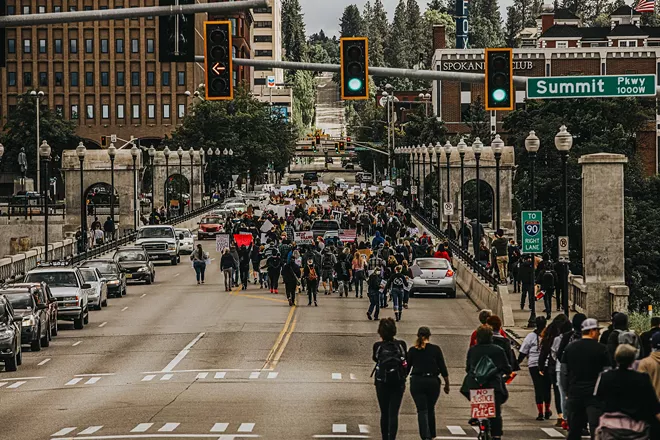 Image: George Floyd Protest in Spokane on May 31 and June 1