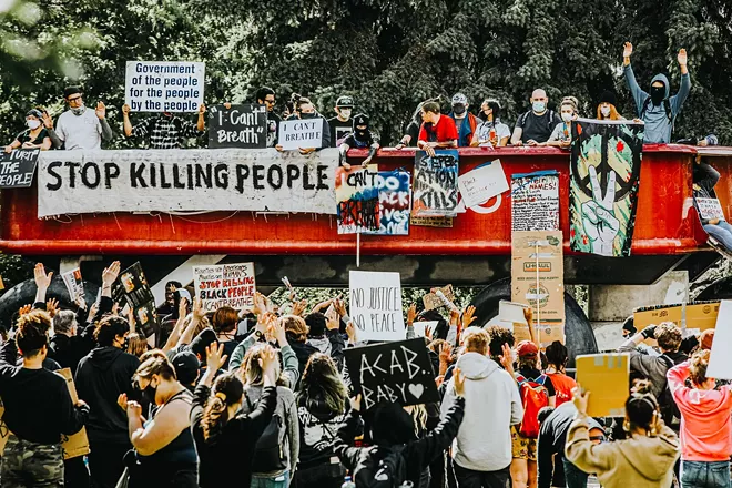 Image: George Floyd Protest in Spokane on May 31 and June 1