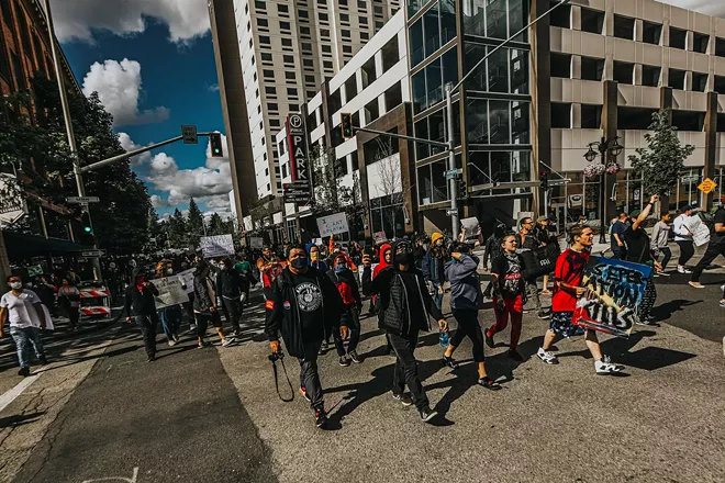 Image: George Floyd Protest in Spokane on May 31 and June 1