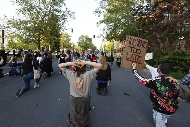 Image: George Floyd Protest in Spokane on May 31 and June 1