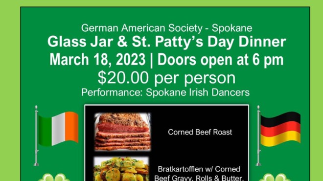 Glass Jar Night and St. Patty's Day Dinner